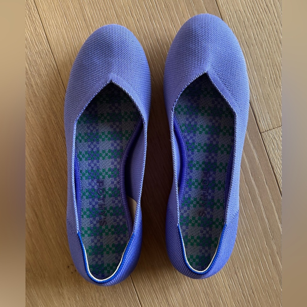 Rothy's Lavender Purple Pointed Toe Flats